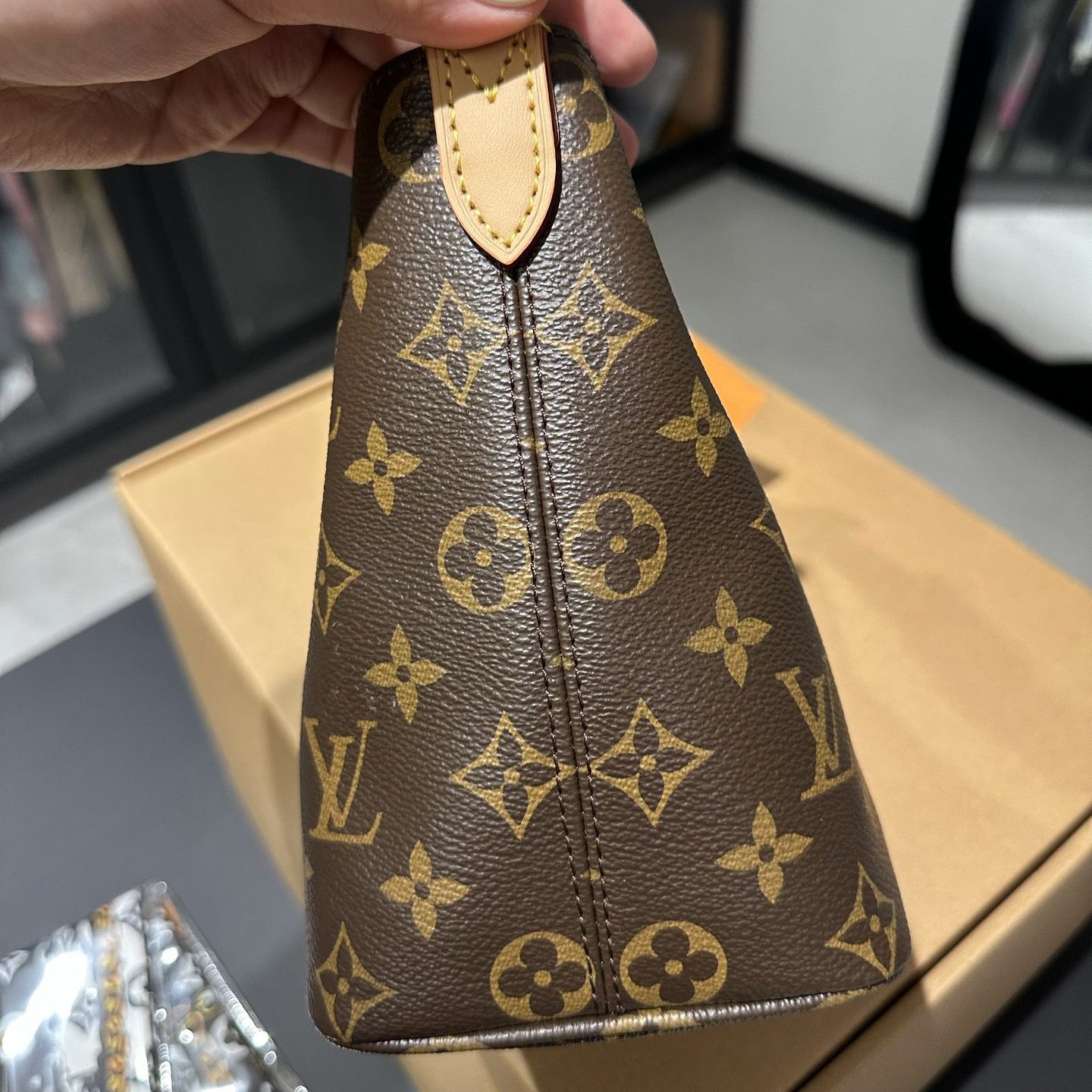 LV ALL IN BB MONOGRAM 6.3 X 7.1 X 4.7 INCHES