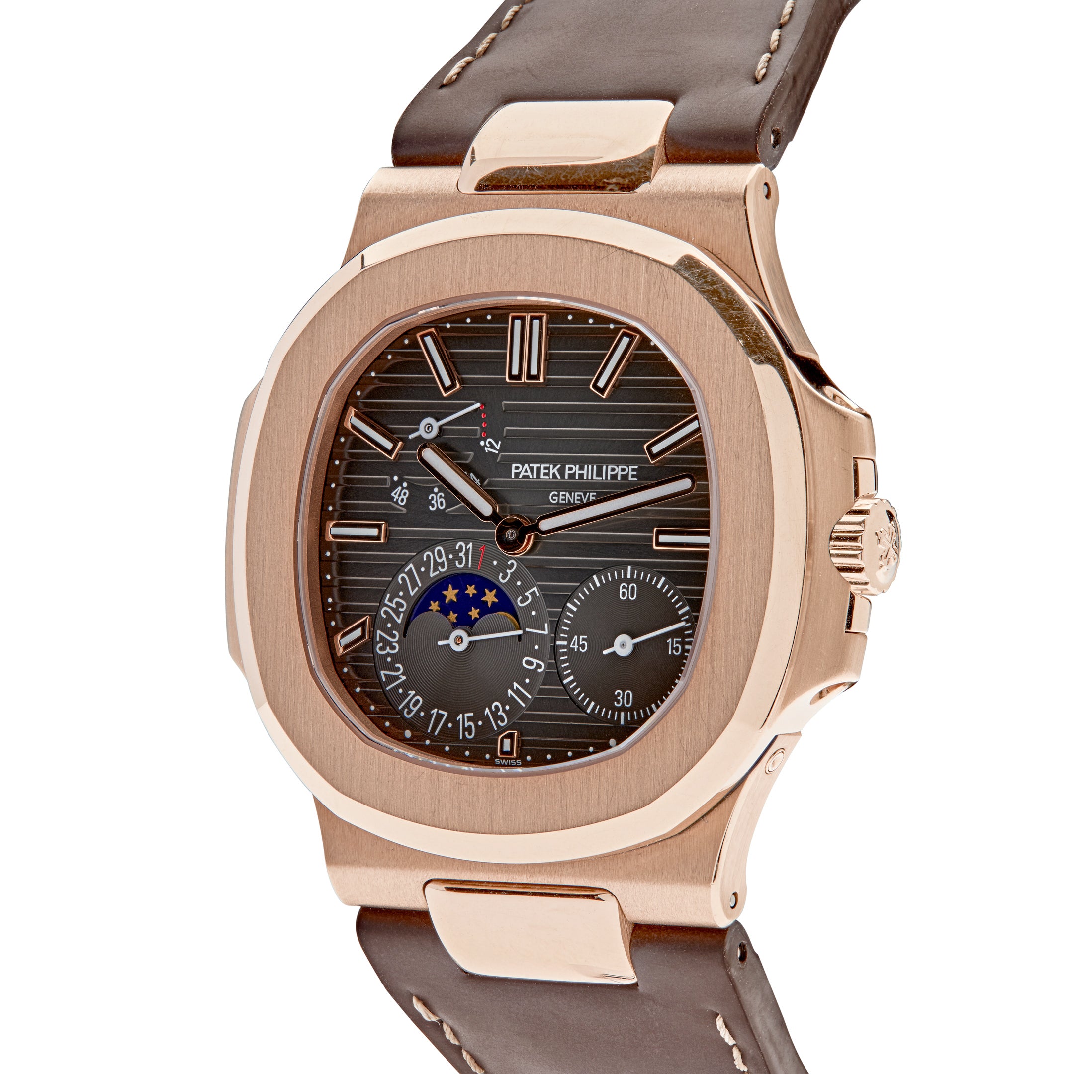 Patek Philippe Nautilus Moon Phase Rose Gold 5712R-001【1:1 Replica】