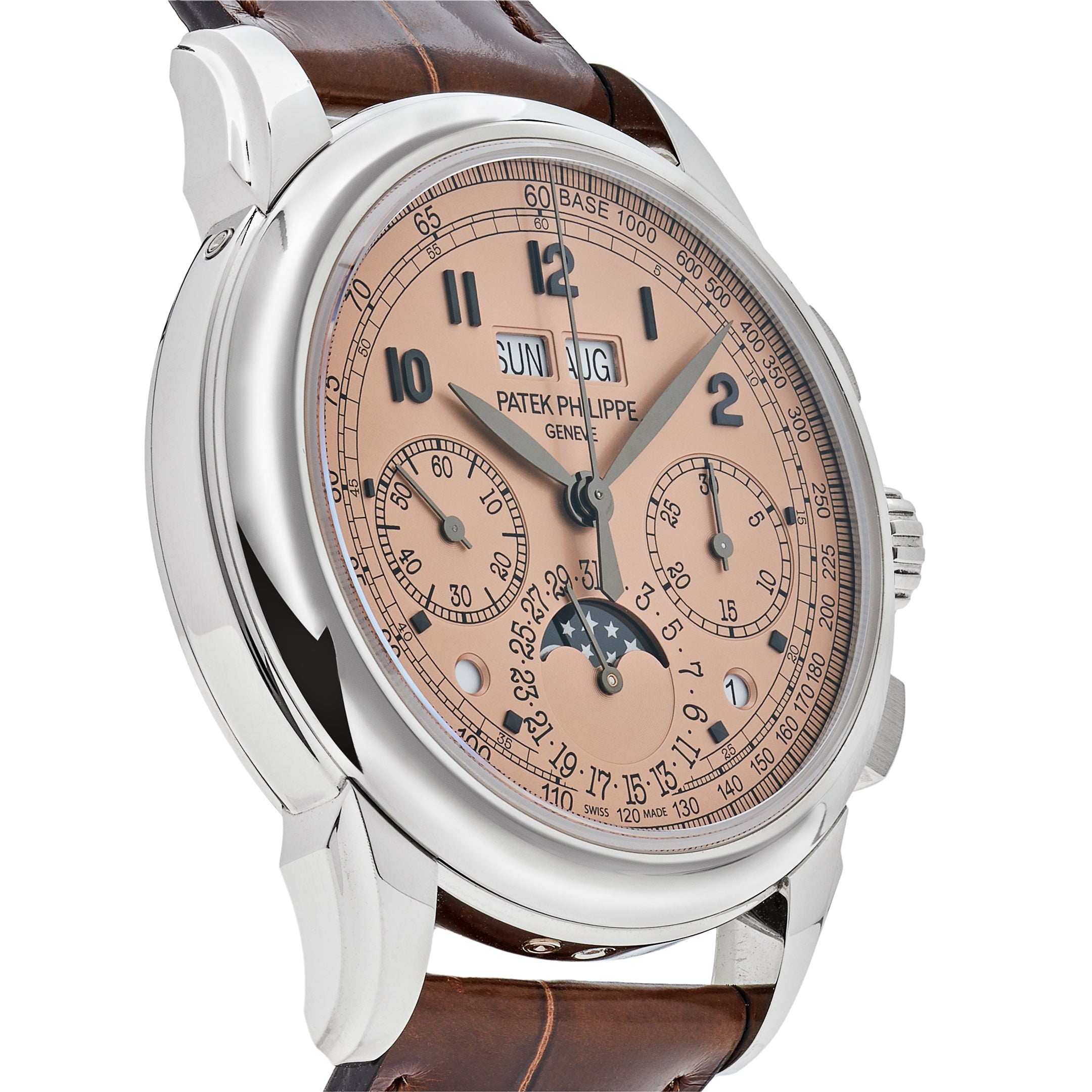 Patek Philippe Grand Complications Perpetual Chronograph Platinum 5270P-001【1:1 Replica】