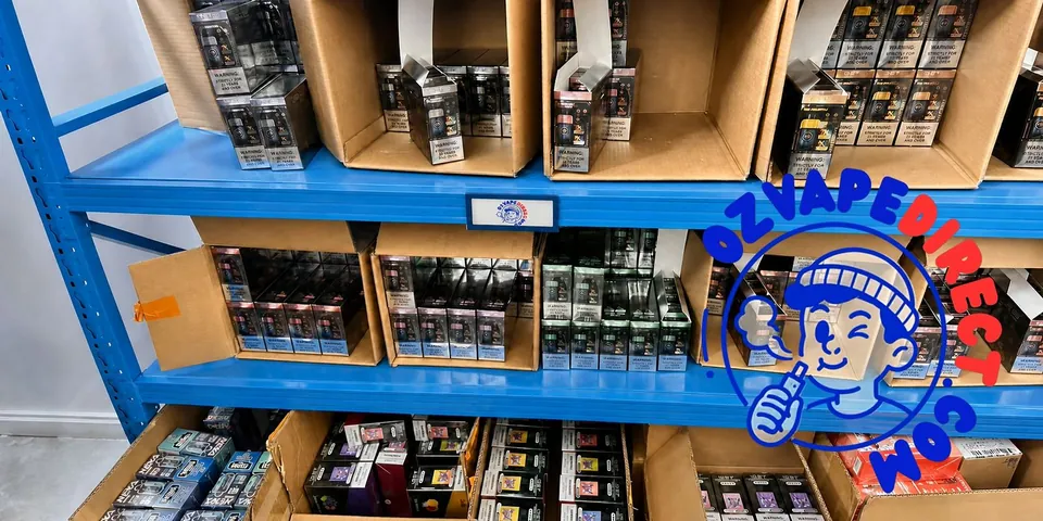 Real OZ Vape Direct Australian warehouse