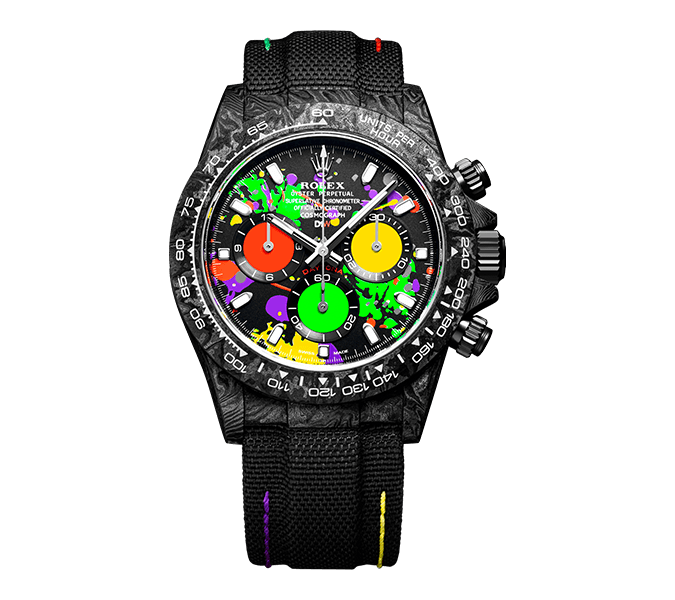 ROLEX Diw Daytona carbon motley 40mm oyster black【1:1 Replica】