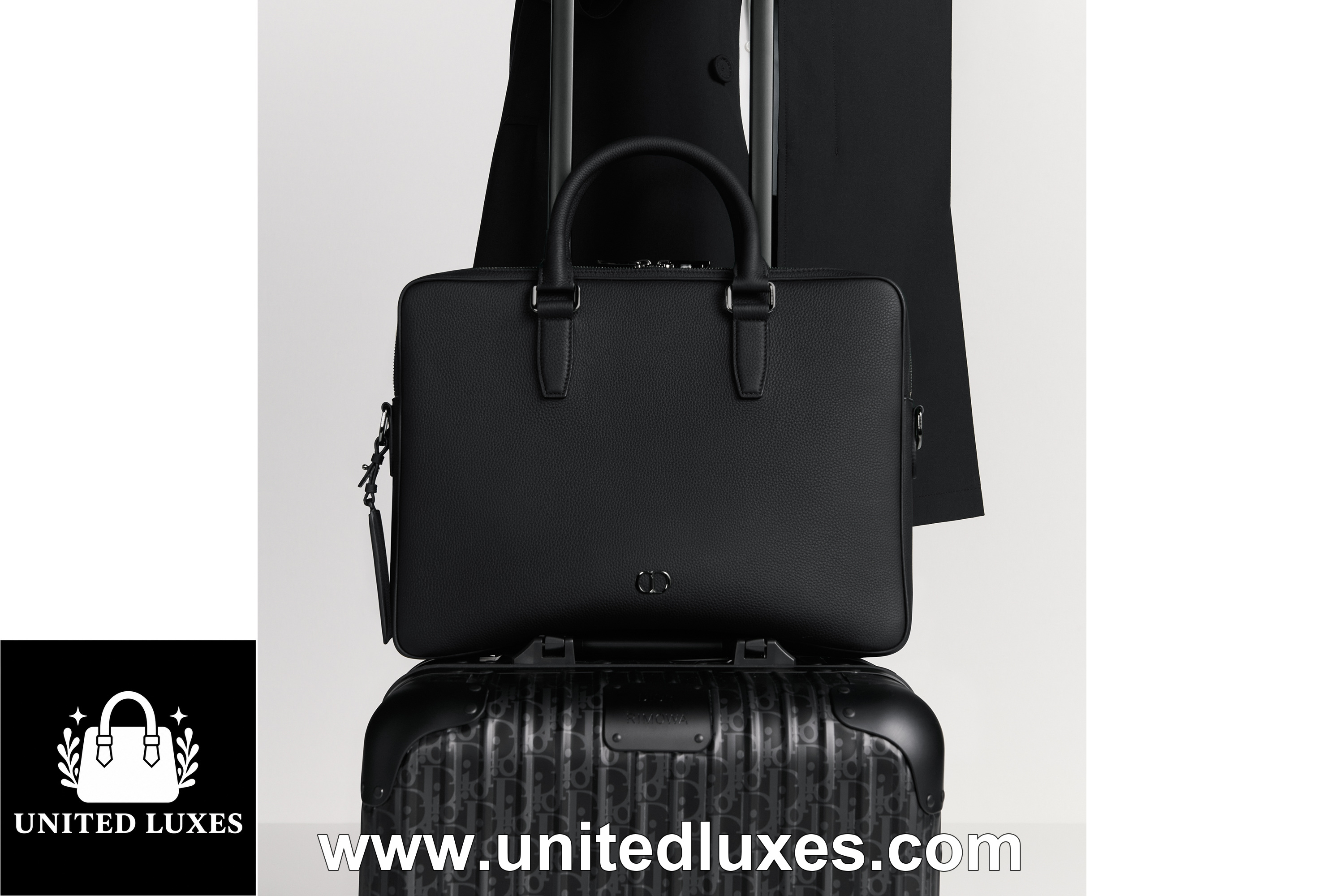 Replica CD Icon Zipped Briefcase