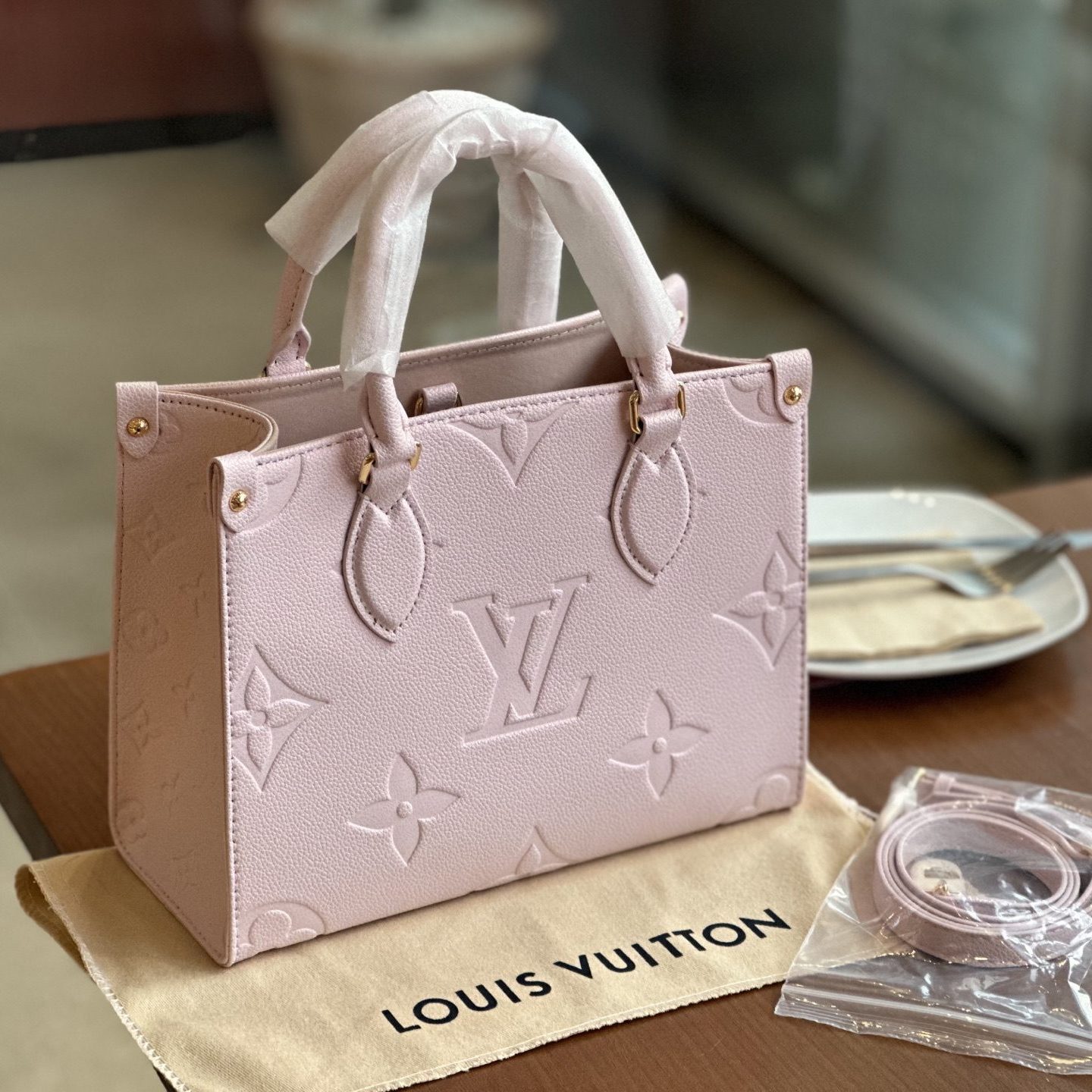 ONTHEGO PINK MONOGRAM 25X20CM