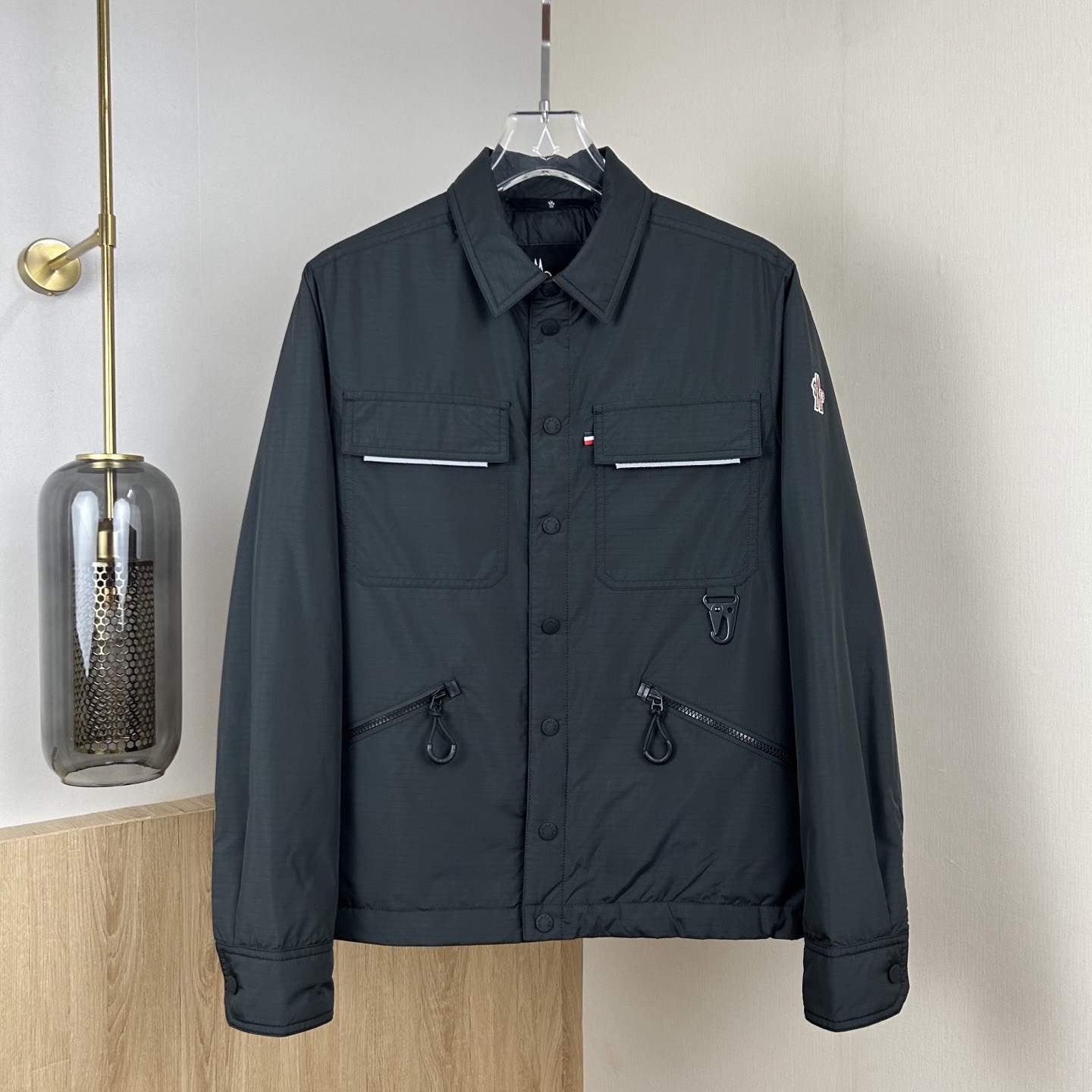 Moncler 2025 Lightweight Down Jacket Zipped with Pockets