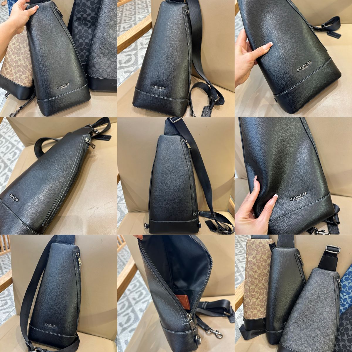Men Handbag CY801 CY803 CY804 Dominic Backpack Chest Bag