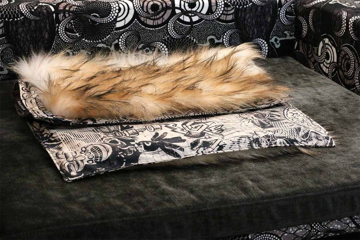 Couverture pour chat « Metis » Art - Tissu Jean-Paul Gaultier