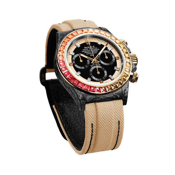 ROLEX Diw Daytona carbon rainbow sunray 40mm carbon【1:1 Replica】