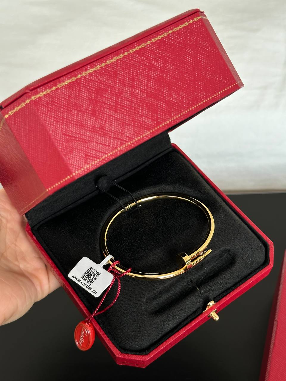 Cartier Love Plain Gold Screw Bangle Bracelet
