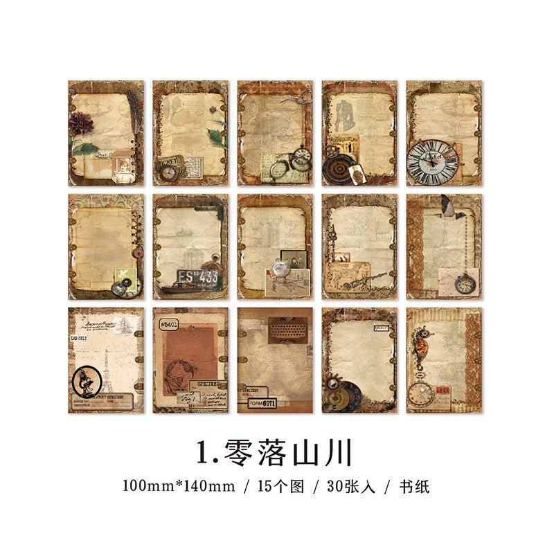 2170 Vegetable Paper Moonlight Engraving Series