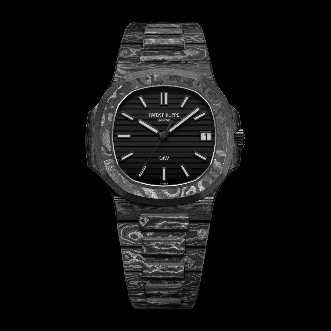 Patek Philippe Nautilus DiW ALL CARBON BLACK 5711【1:1 Replica】