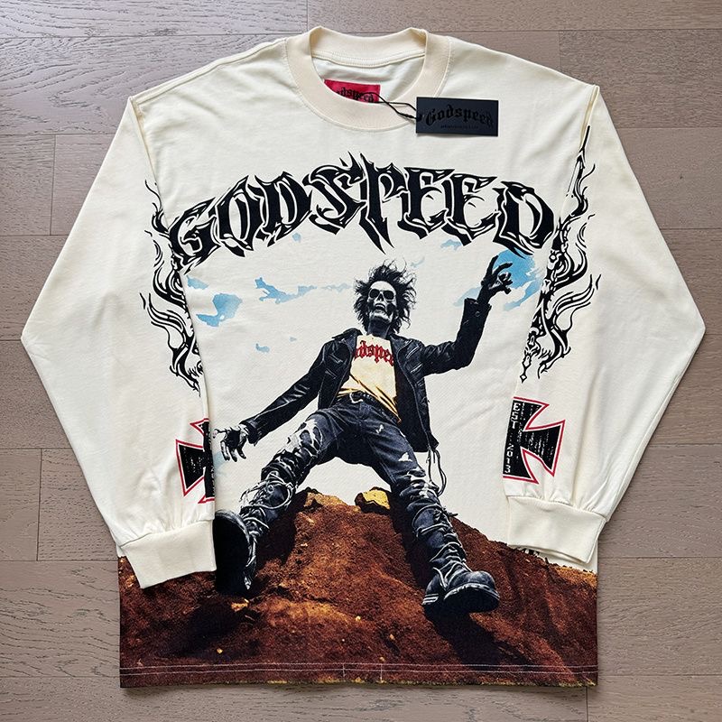 Godspeed Skull Man Longsleeve 2 Colors