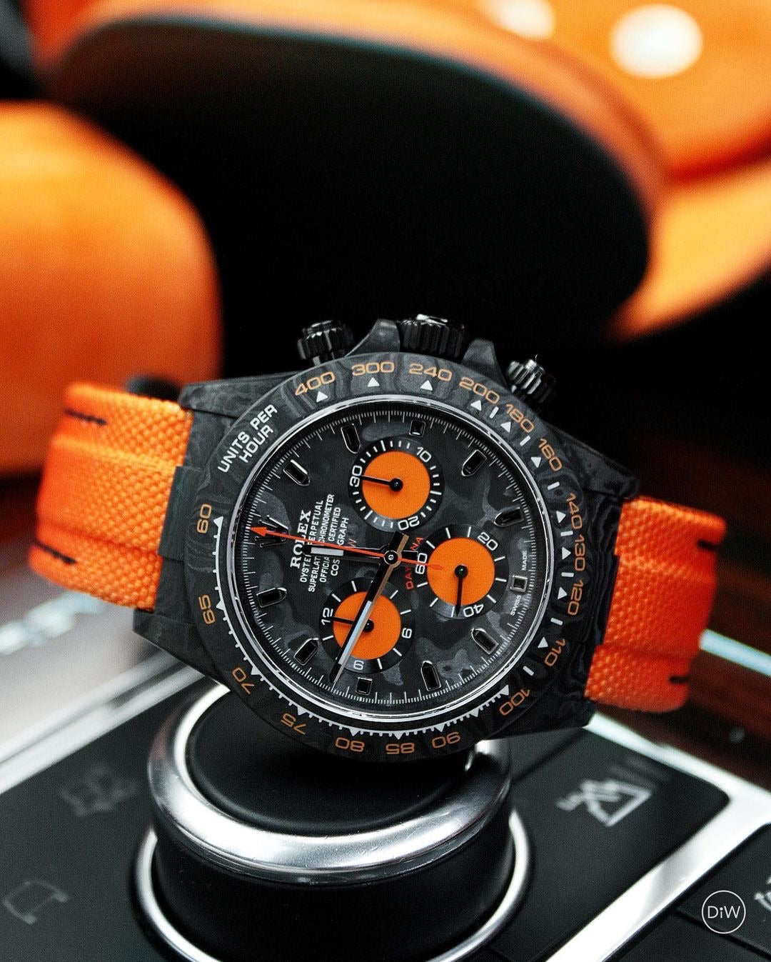 NTPT Carbon DiW Rolex Daytona “ORANGE EDITION