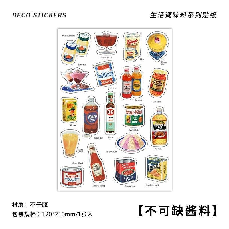 1093 Stickers Life Seasoning Series