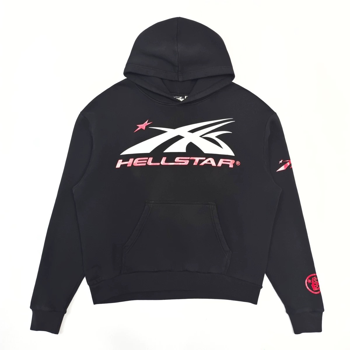 1:1 Version White Red Logo Hoodie Black Color with NFC