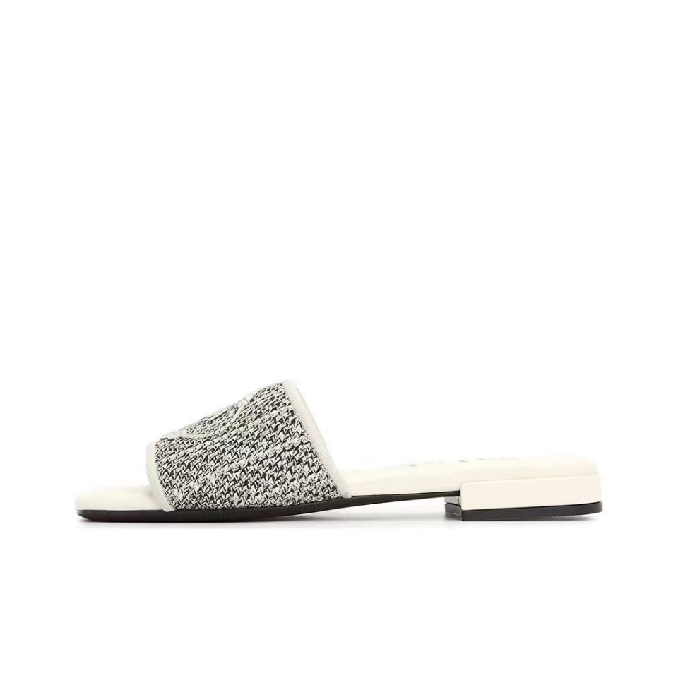 Prada Comfortable Flip-Flops Slide Sandal
