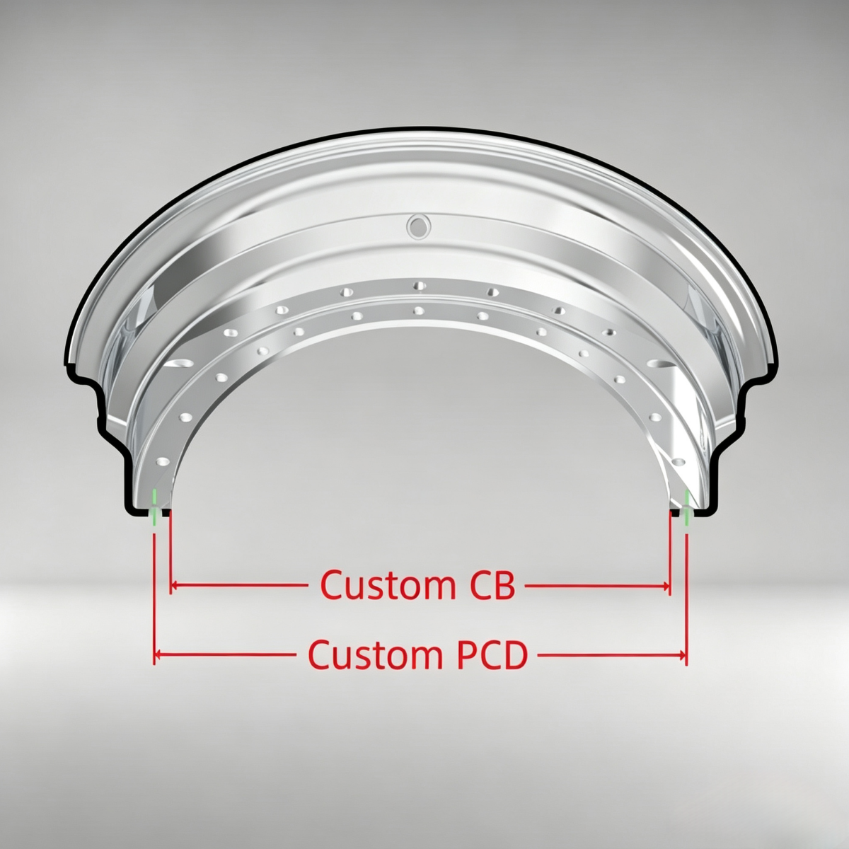 Custom 12 Inch Step Inner Barrel Straight Flange