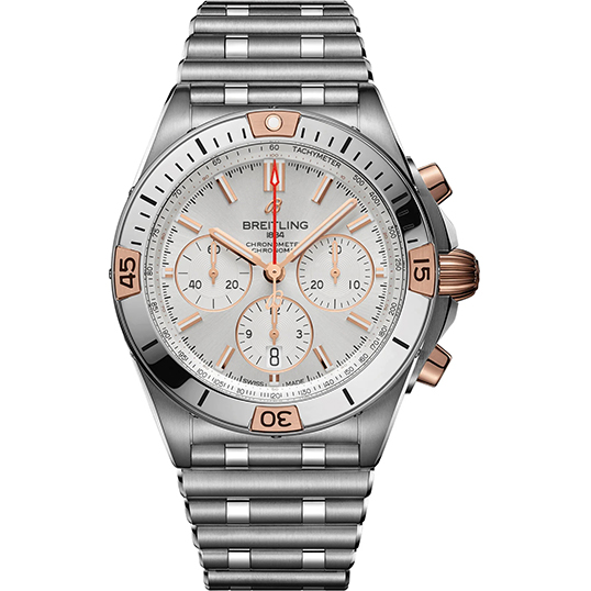 Breitling Watch Chronomat B01 42 Silver Bracelet【1:1 Replica】