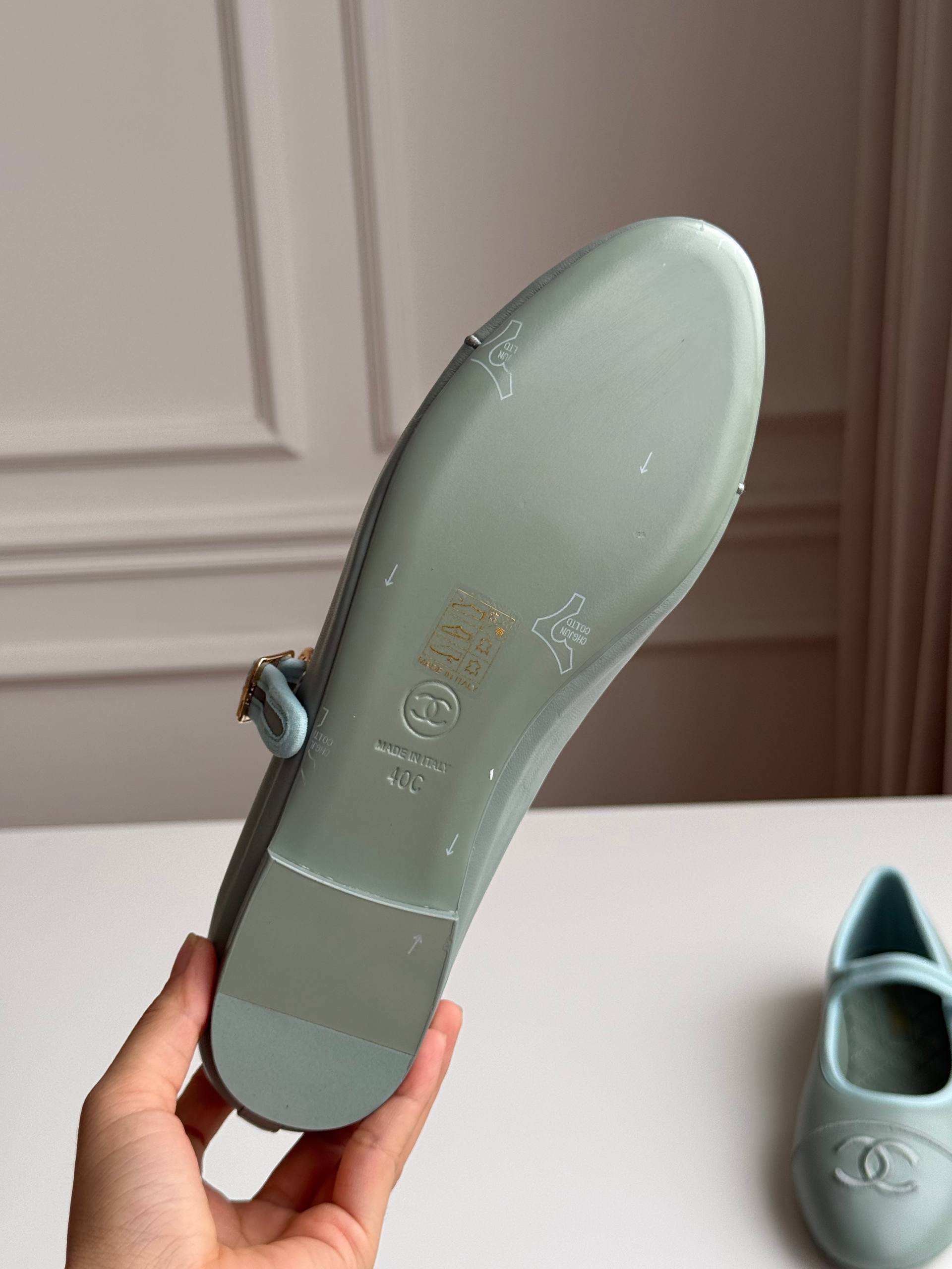 CHANEL Mary Jane Ballerina Flats