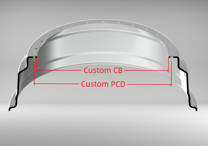 Custom 12-13 Inch Double Step Inner Barrel Straight Flange