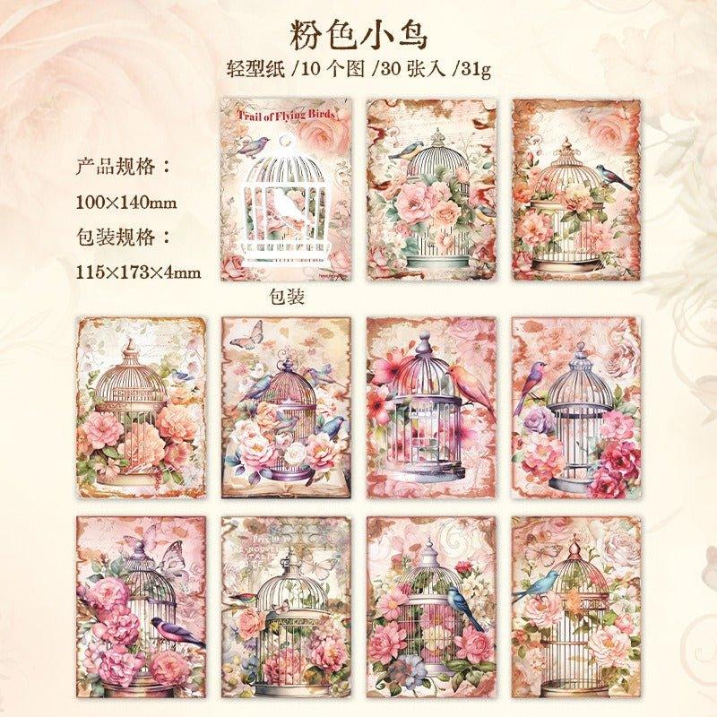 2117 Material Paper Birds of Prey Collection