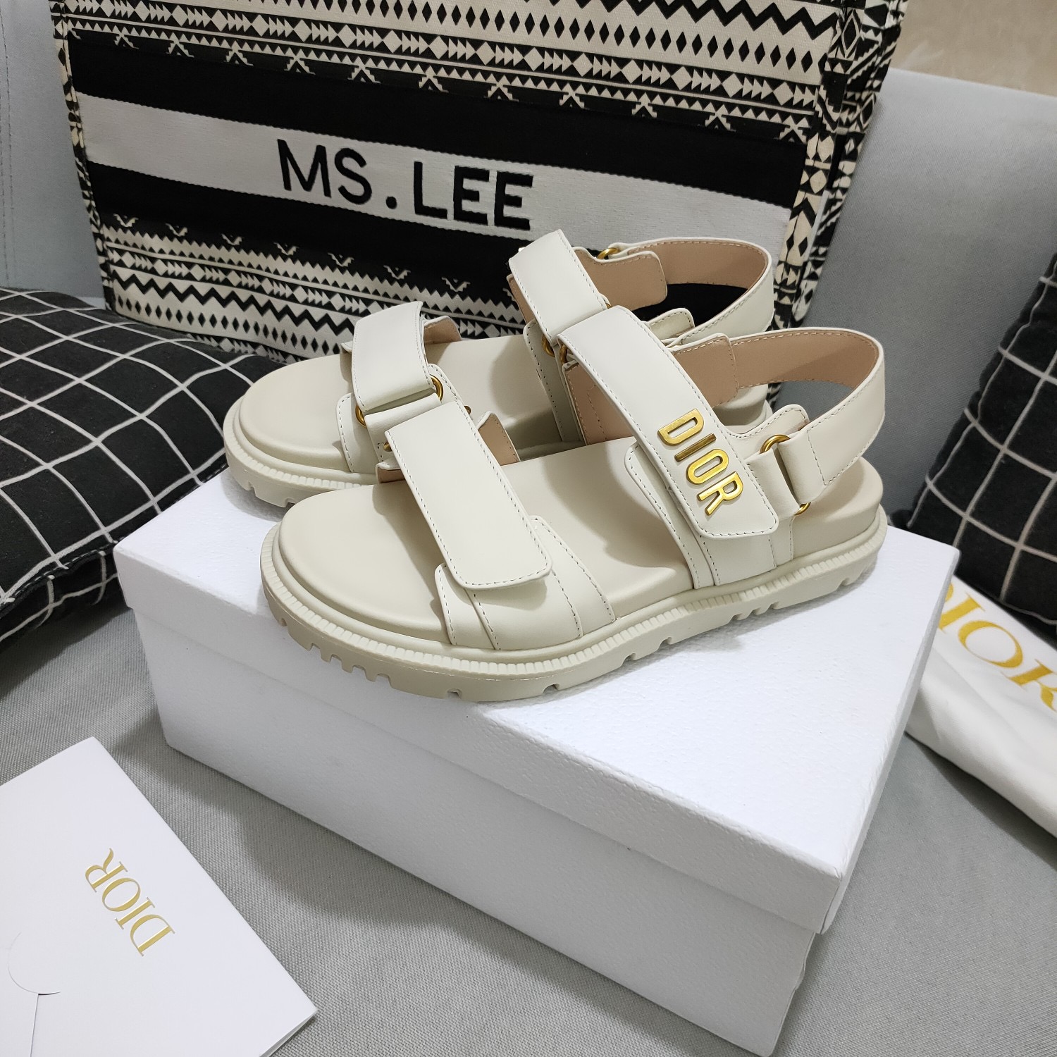 Dior Sandal White