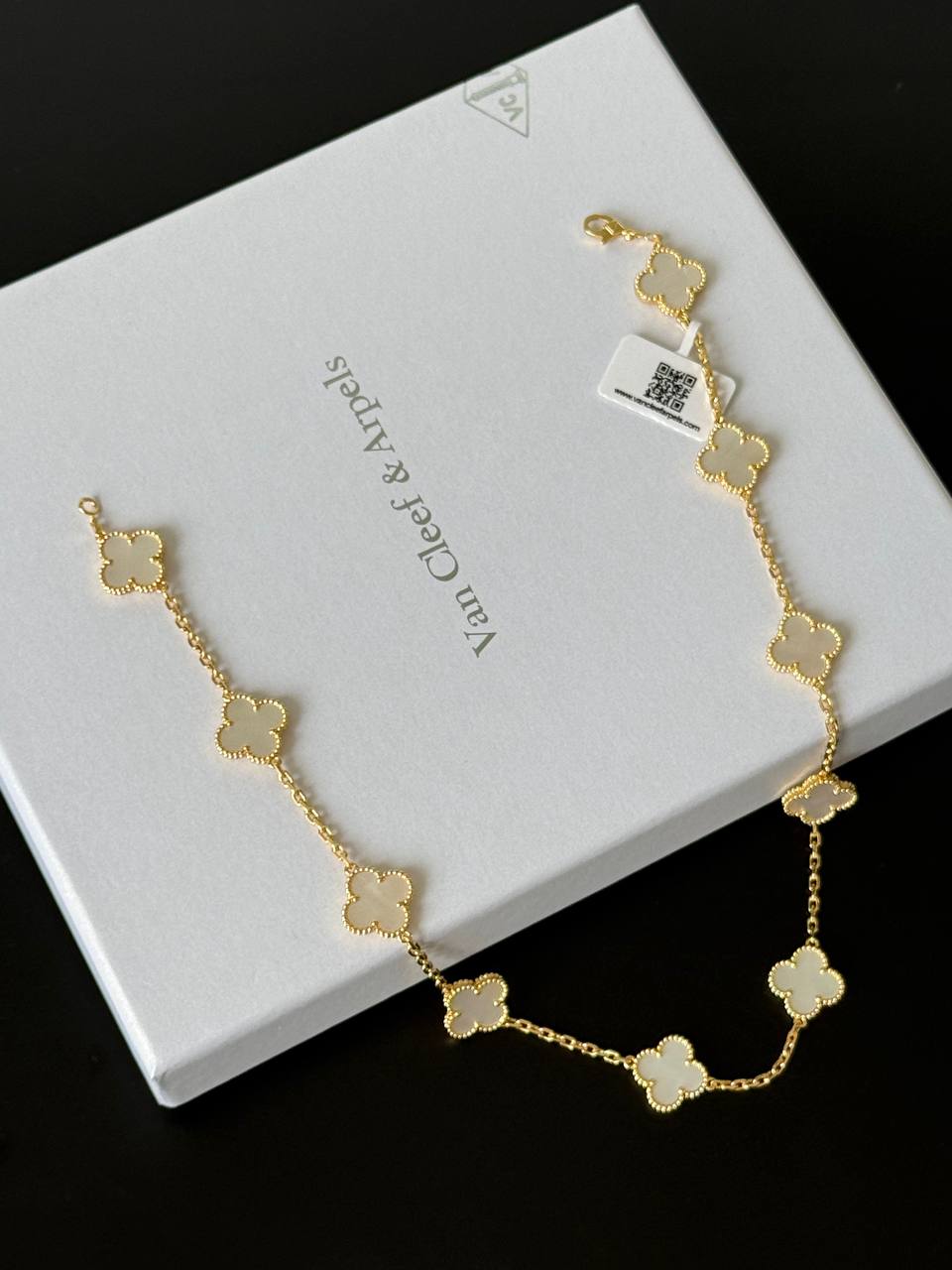 Van Cleef & Arpels Vintage Alhambra 10 Motifs Mother-of-Pearl Necklace 2. 尺寸