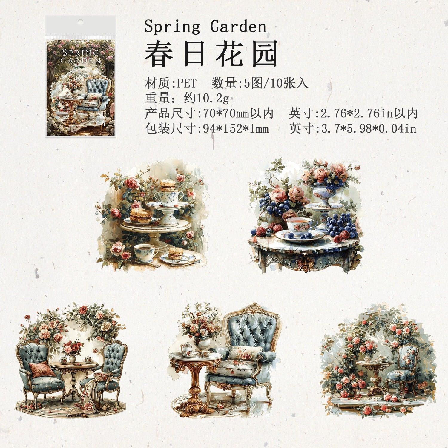 1117 Stickers Chateau Afternoon Tea Series