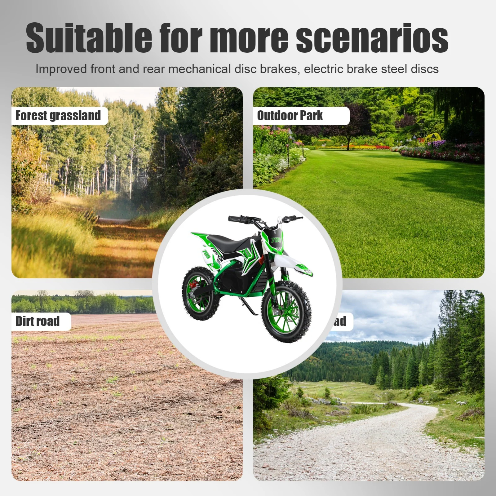 36V Kids Electric Dirt Bike, 350W Electric G7YJK