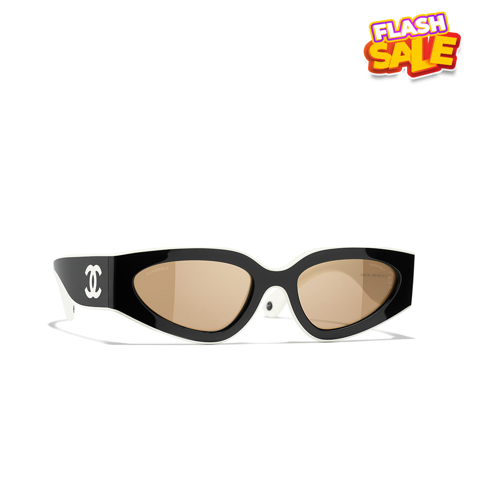 Chanel Sunglasses CH6056 - Black & White Polarized