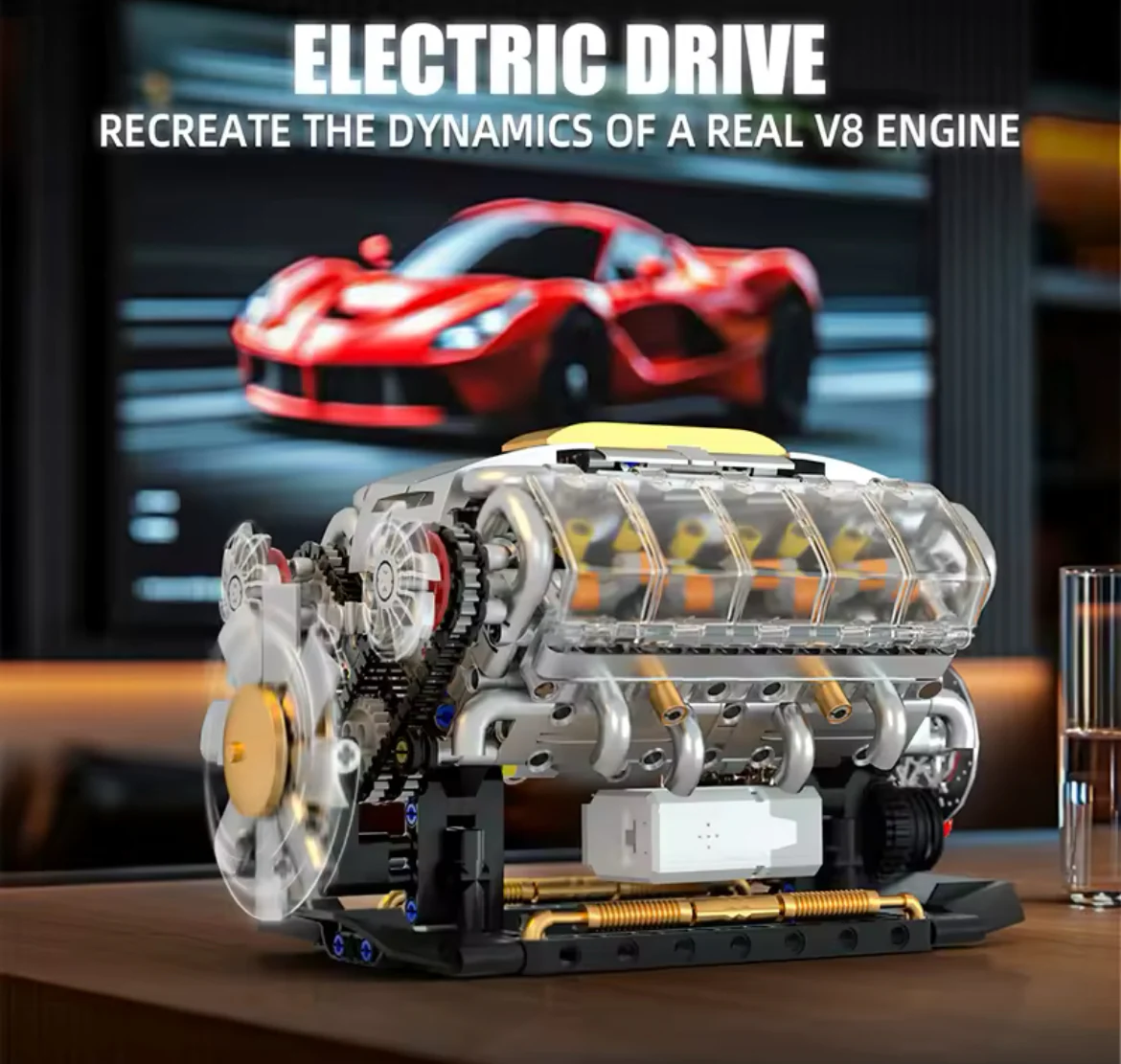 *MOTORIZED* V8 Engine Model 4022