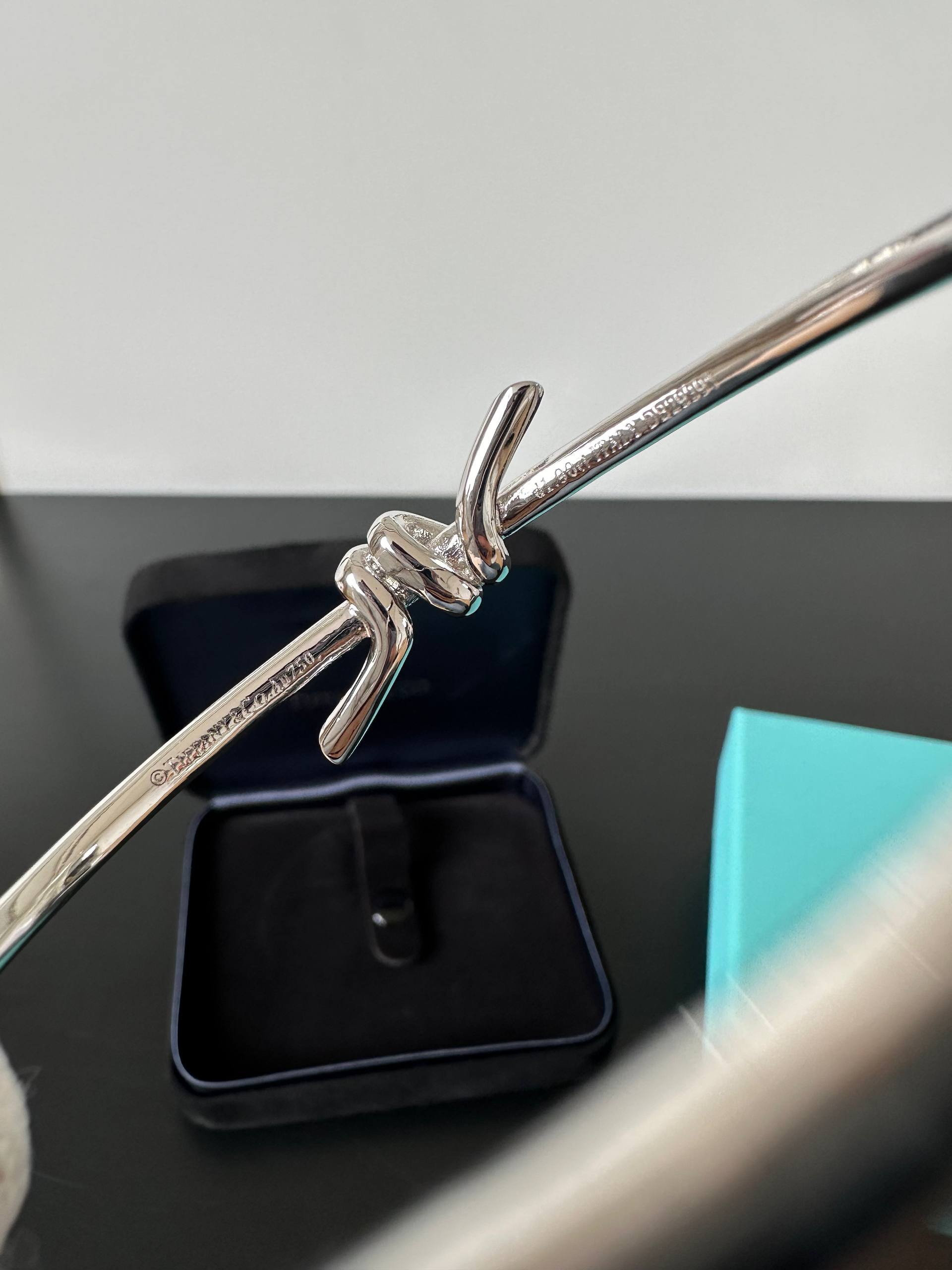 Tiffany & Co. Knot Bangle in Sterling Silver