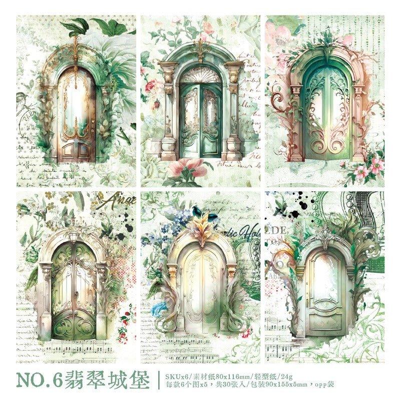 2151 Paper material Passing by Your Window Series