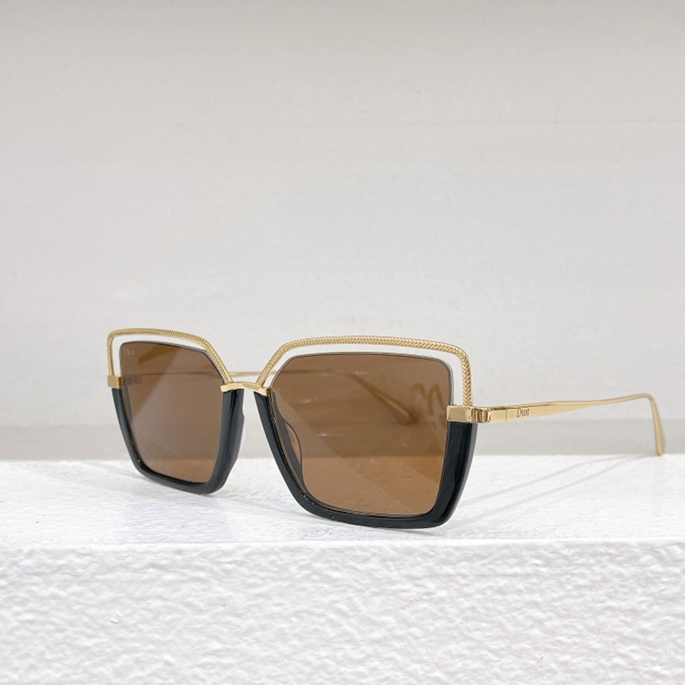Dior  Stylish Temperament Hollow Frame sunglasses Top quality