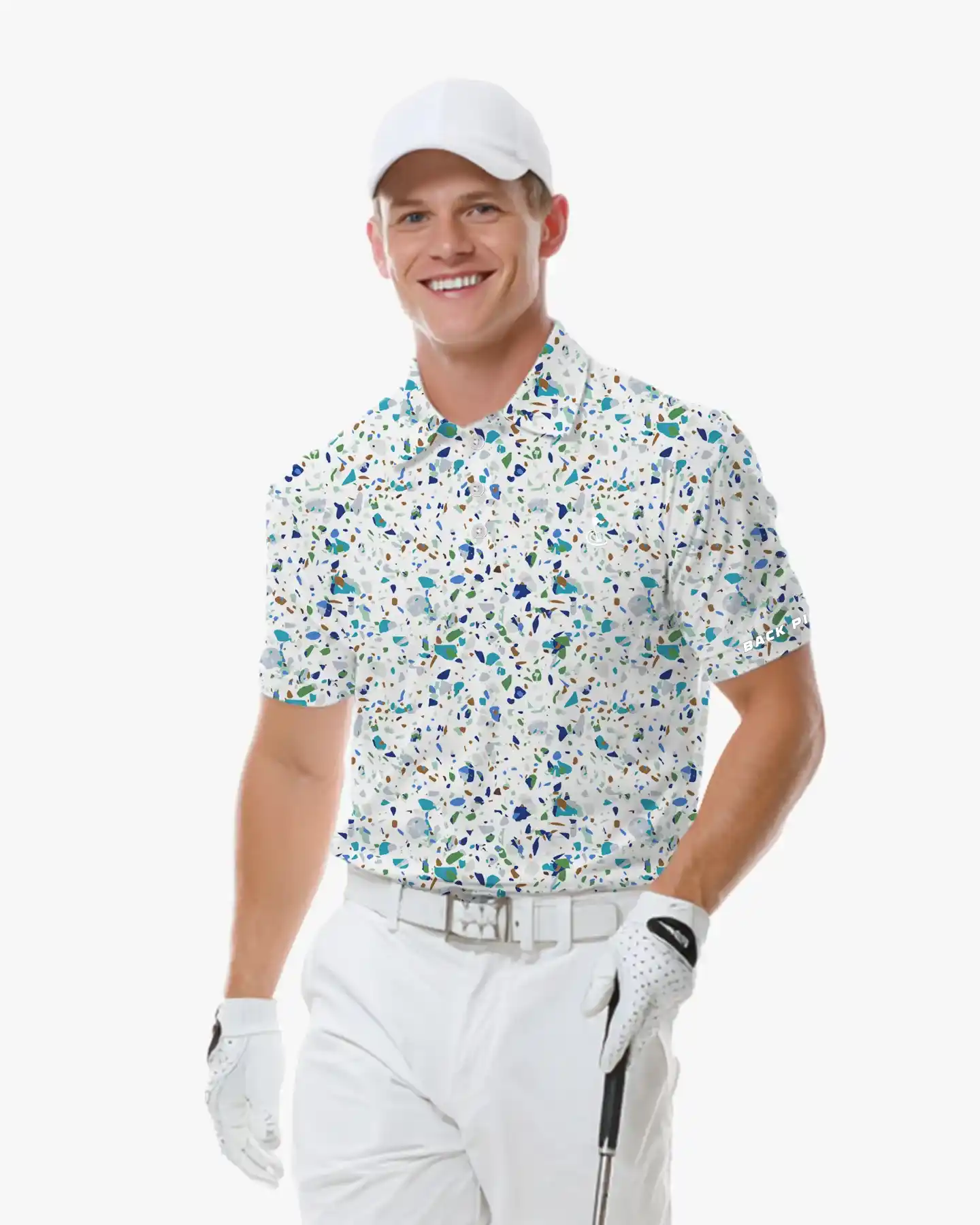 Pebble Beach Splatter Polo