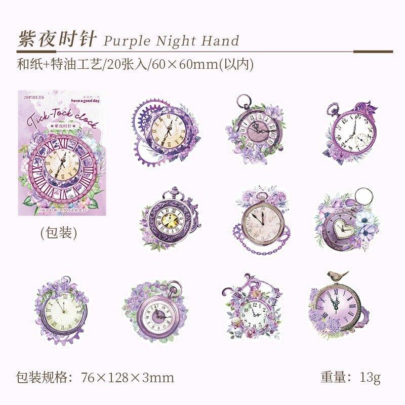 1160 Sticker Pack Tick Clock Series