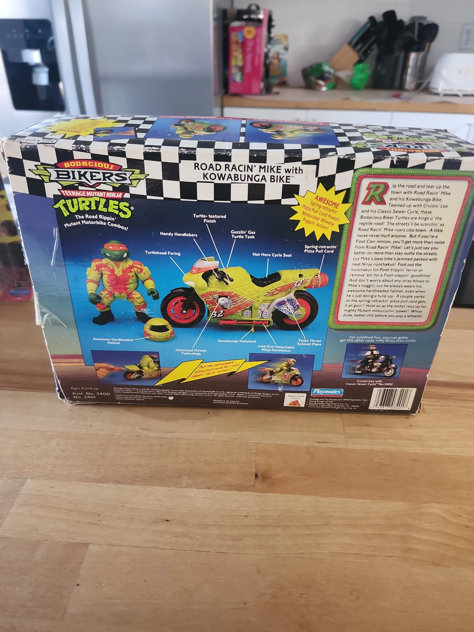1994 Bodacious Bikers TMNT Road Rippin 9BITL