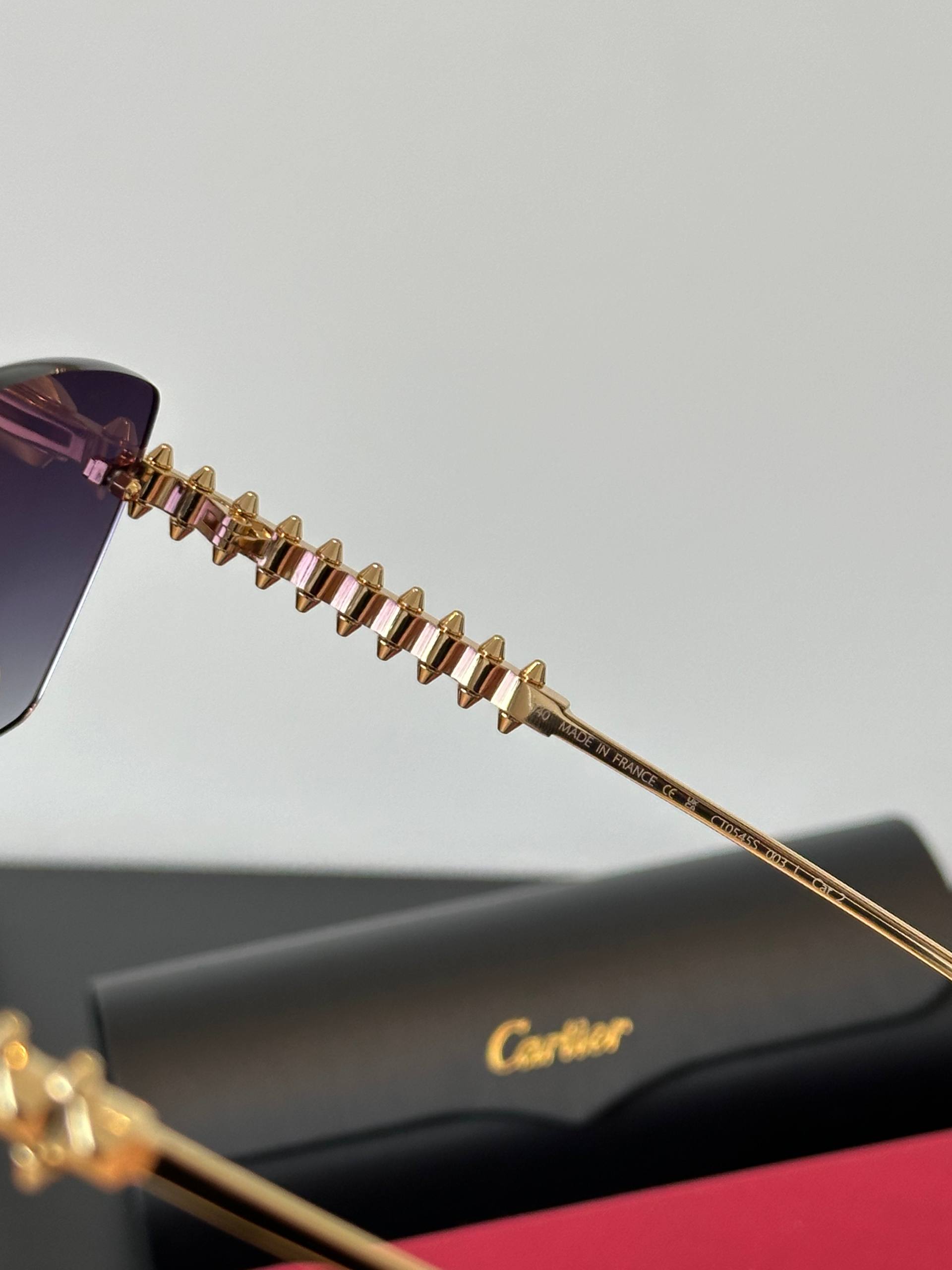 Cartier Panthère de Cartier Rimless Sunglasses
