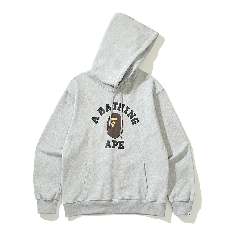 1:1 Best Quality Brown Head Logo Hoodie 2 Colors