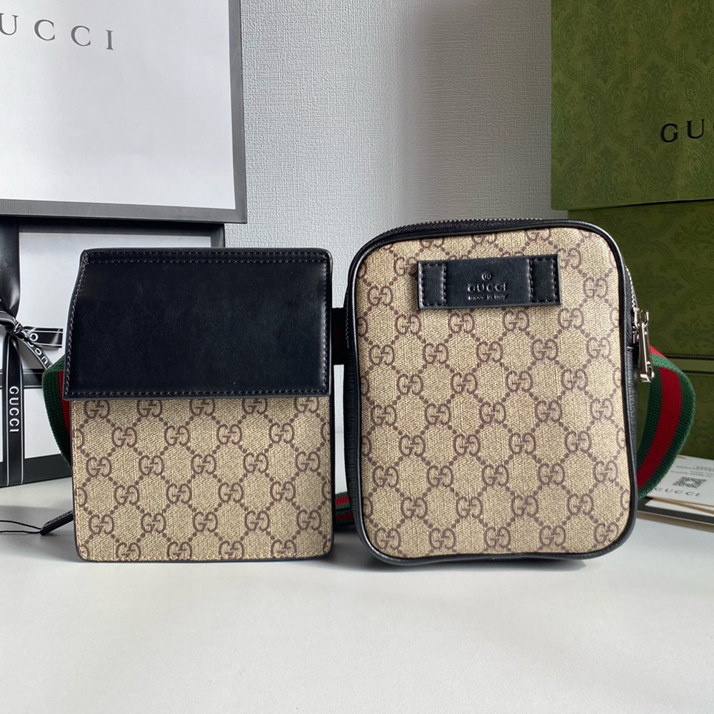 Gucci Belt Bag GG Supreme Web Waist Strap