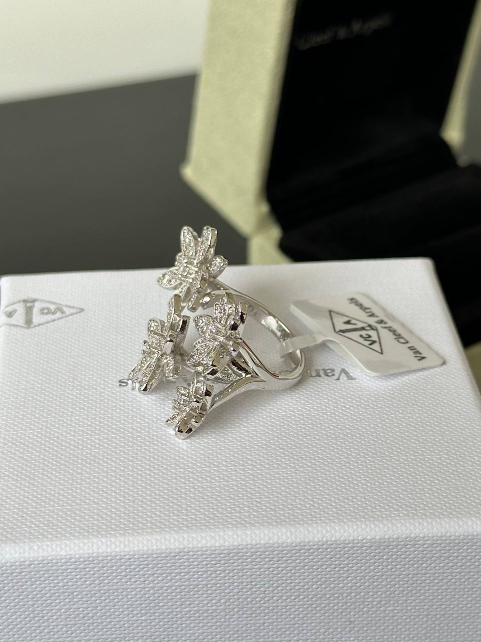 Van Cleef & Arpels Lotus Between the Finger Ring