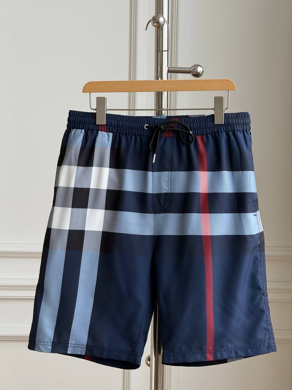 Burberry Classic Check Drawstring Nylon Swim Shorts