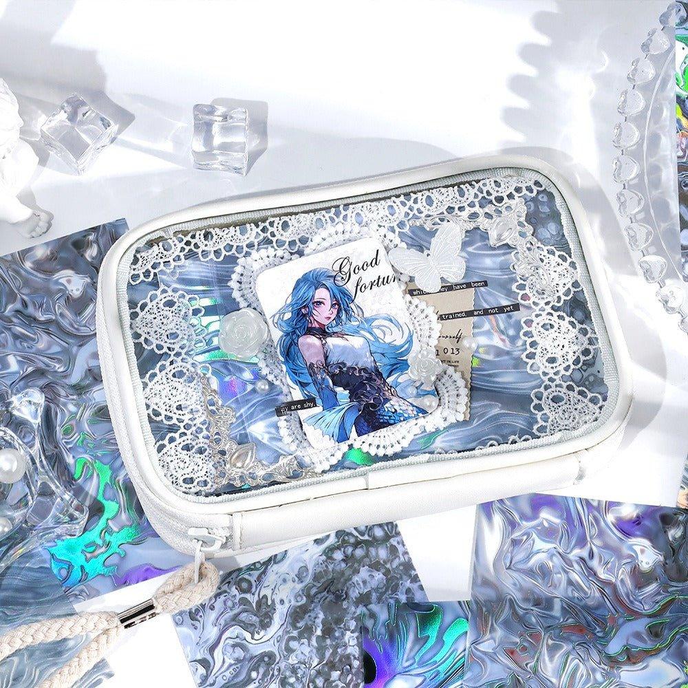 1123 PET iridescent flow linen sticker packs