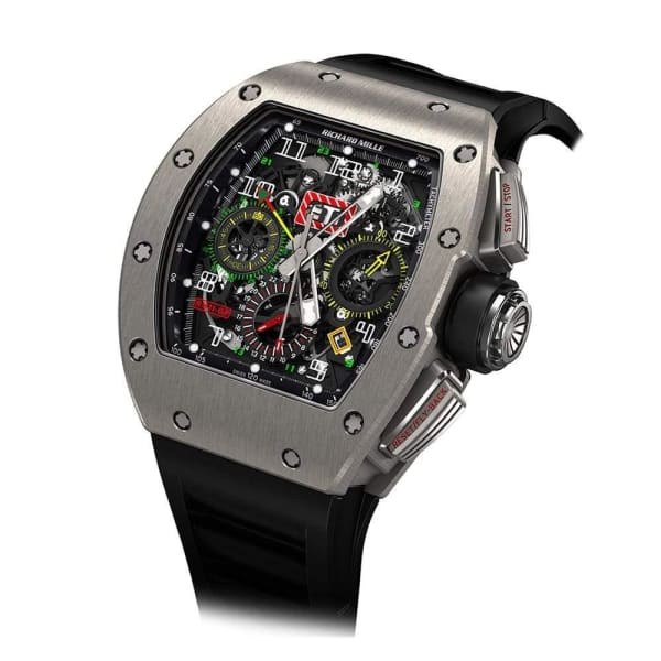 RICHARD MILLE RM 11-02 Automatic Flyback Chronograph Dual Time Zone Titanum【1:1 Replica】