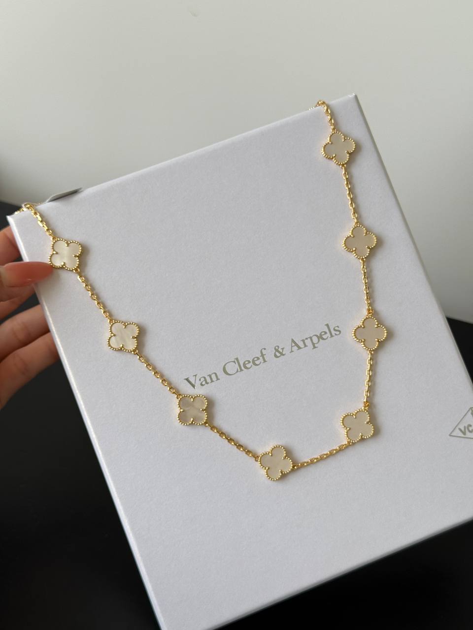 Van Cleef & Arpels Vintage Alhambra 10 Motifs Mother-of-Pearl Necklace 2. 尺寸