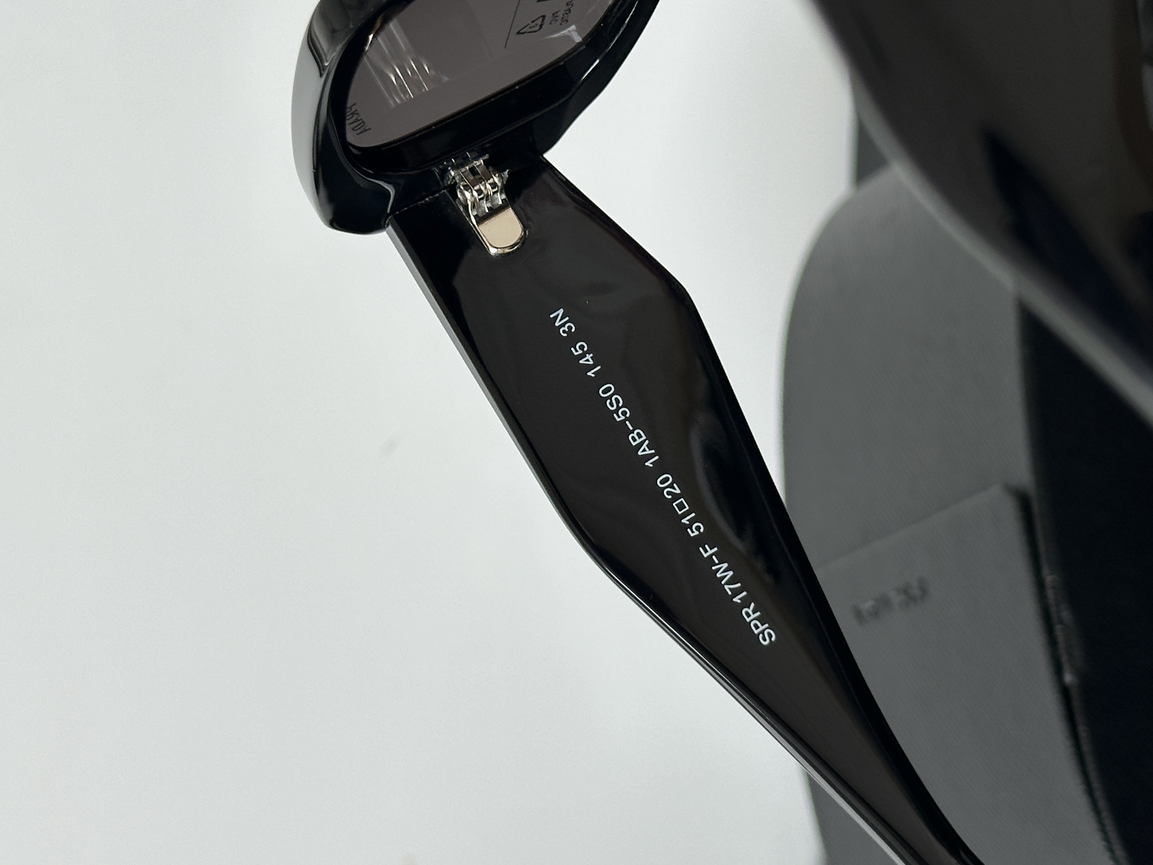 Prada Black Thick-Rimmed Rectangular Sunglasses