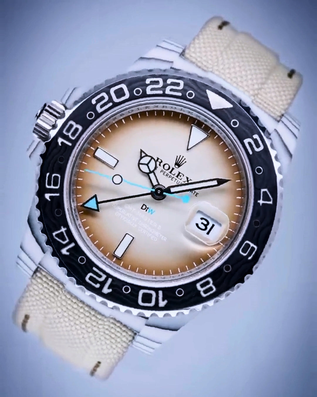 DiW Rolex GMT Master SAVANNA Left-Handed Unique Piece【1:1 Replica】