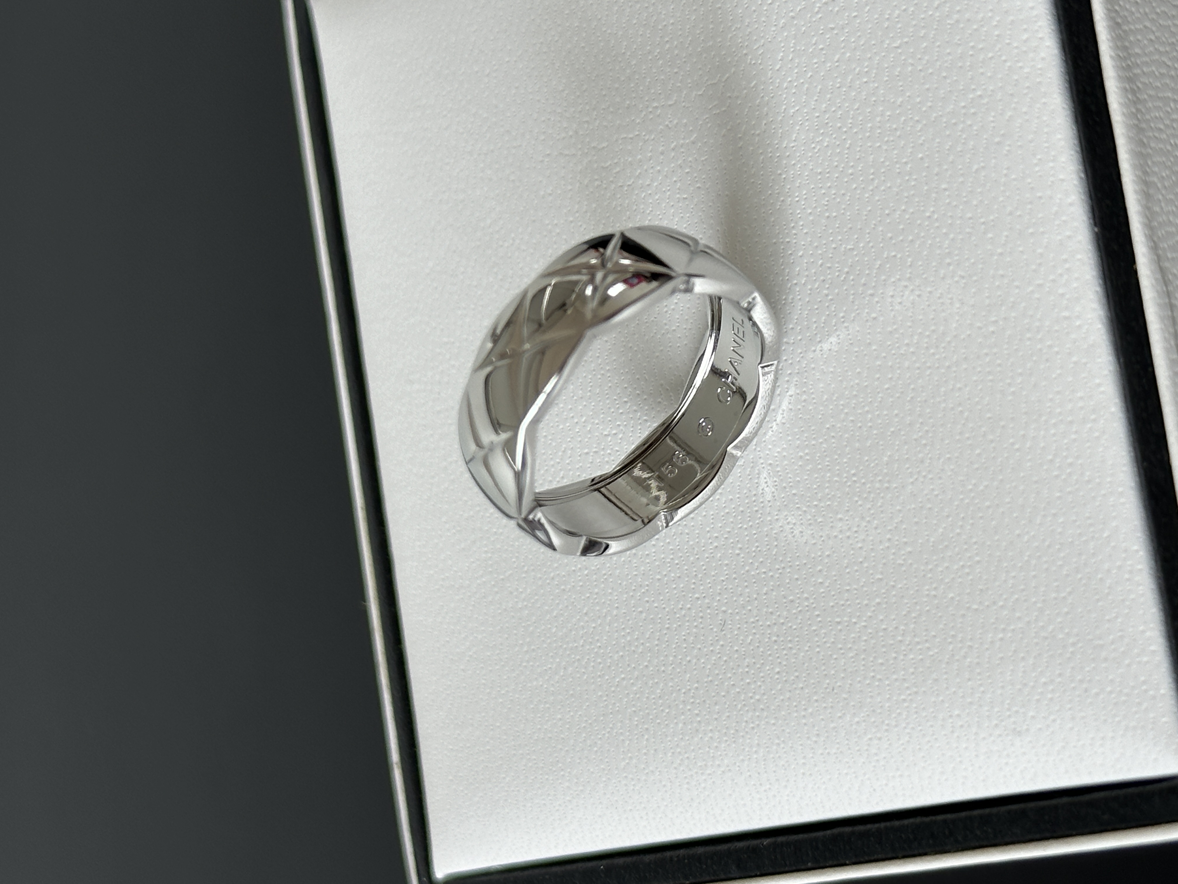 Chanel Coco Crush Wide Quilted Ring