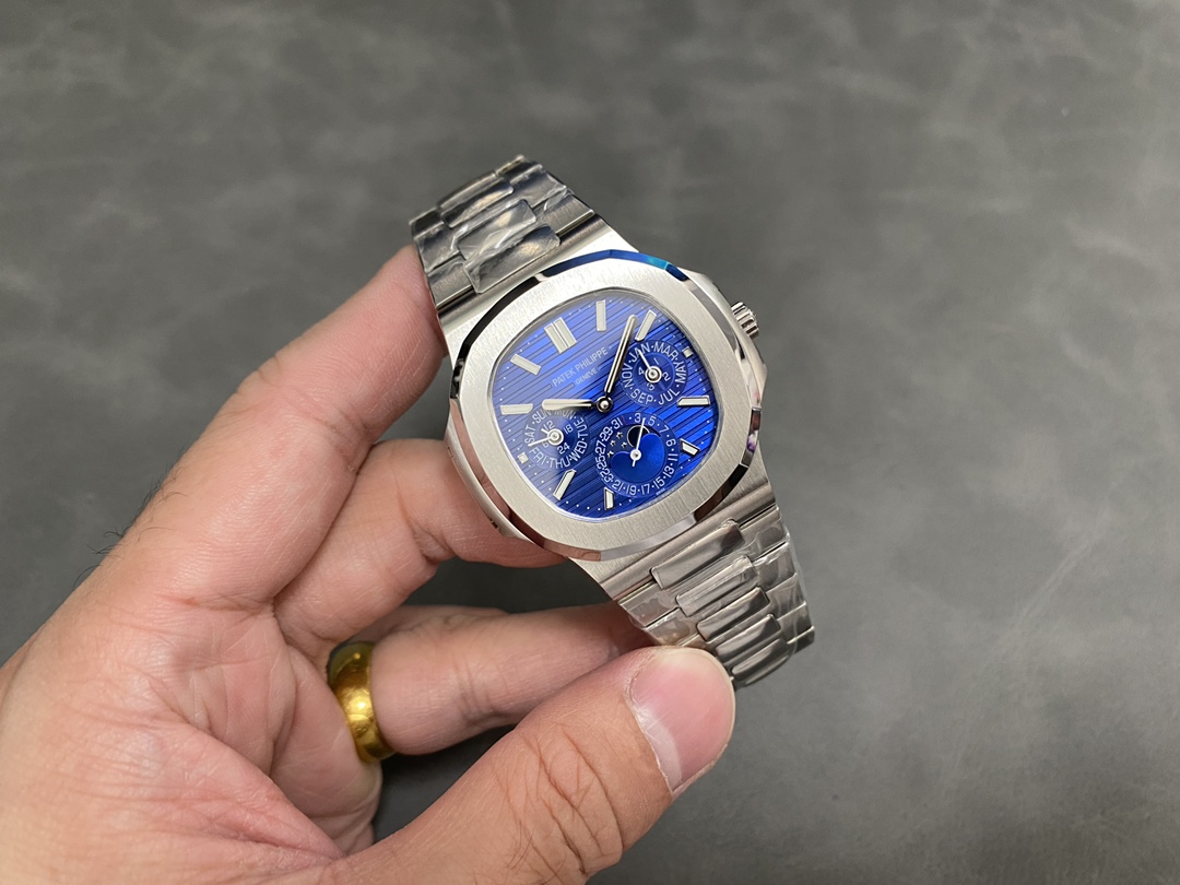 Patek Philippe Nautilus Perpetual Calendar White Gold Blue Dial 5740 1G 001 40mm