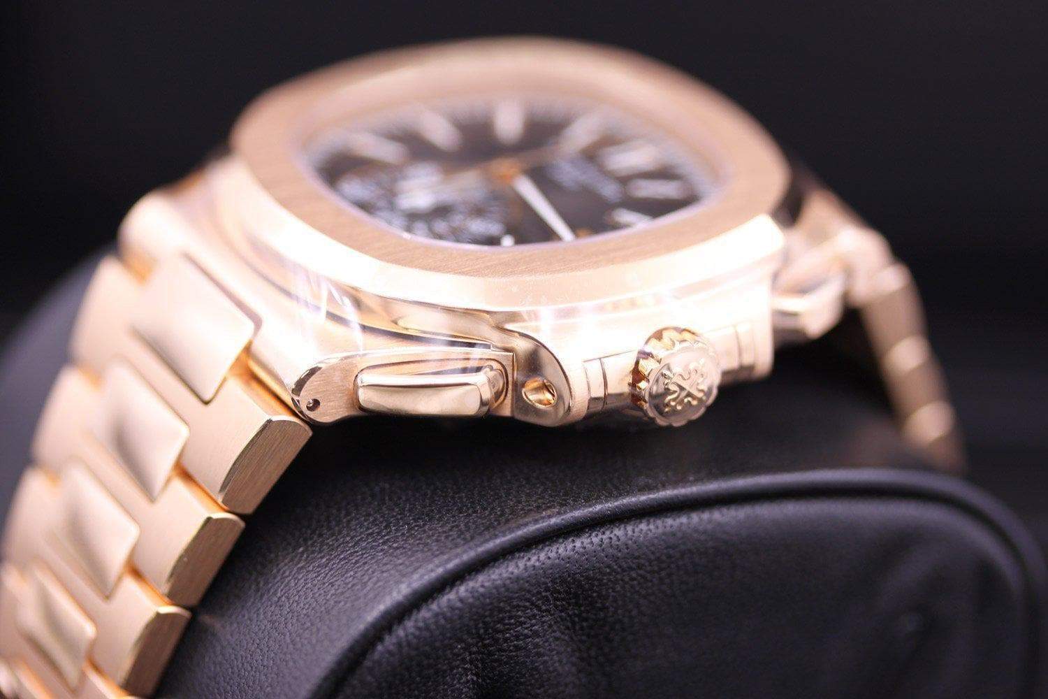 Patek Philippe Nautilus Chronograph 40mm 5980/1R Black Dial【1:1 Replica】