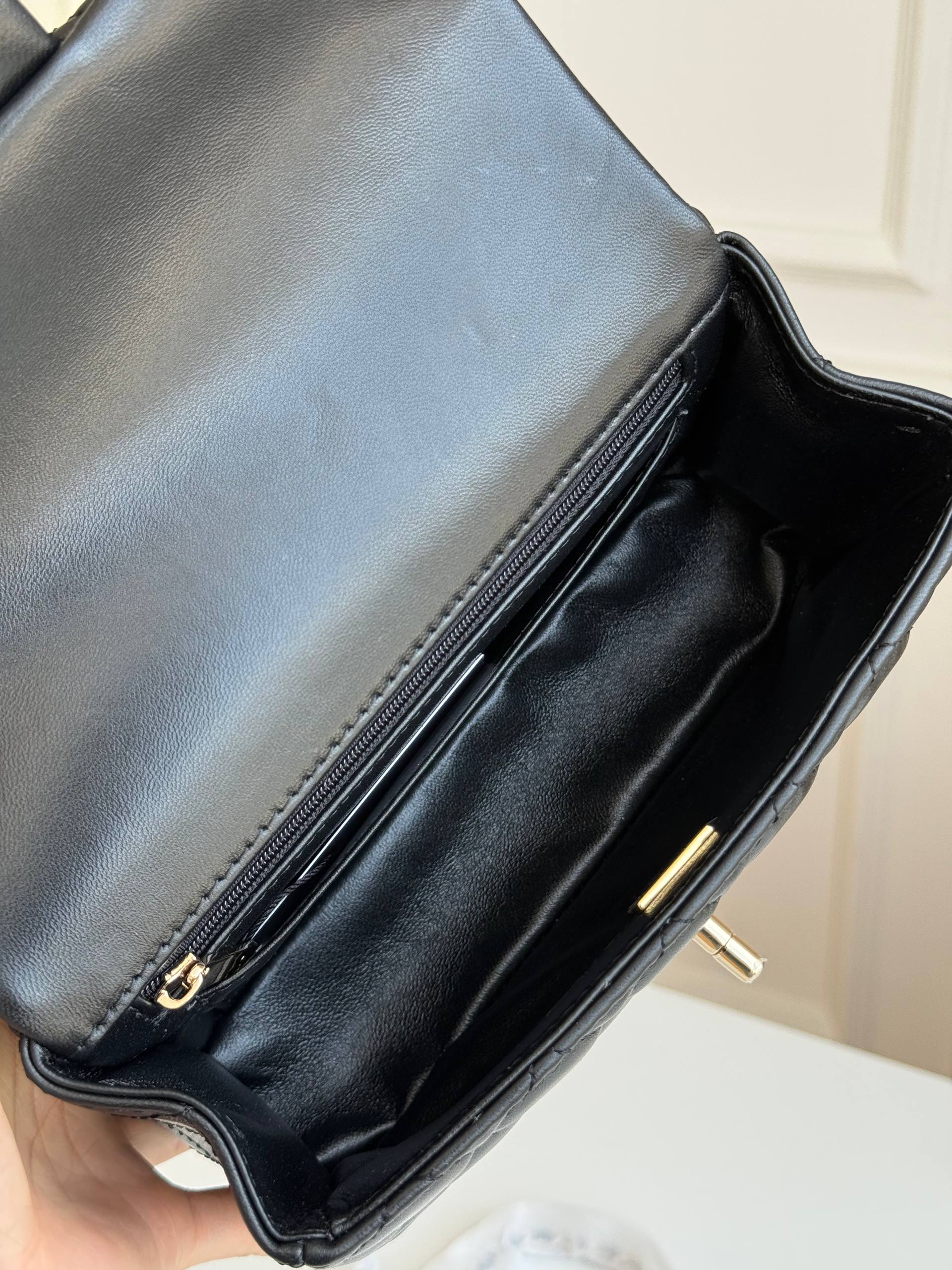 Chanel Mini Classic Flap Bag with Top Handle